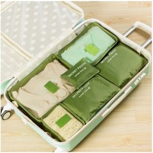 6pcs Travel Bag Organizers